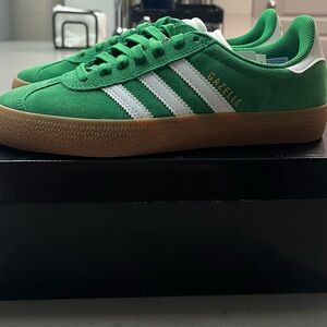Adidas Gazelle ADV Green Sneakers | Size 7 Women / 6 Men | New in Box